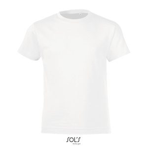 Παιδικό T-shirt σε στενή γραμμή Regent Fit Kids Λευκό - 01183 SOL'S