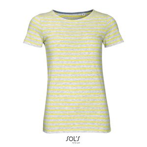 Γυναικείο ριγέ T-shirt Miles Women - 01399 SOL'S