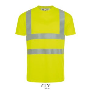 Εργατικό T-shirt με λωρίδες υψηλής ευκρίνειας Mercure Pro 3-5XL - 01721 SOL'S
