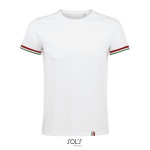 Αντρικό T-shirt Rainbow Men Λευκό 3-4XL - 03108 SOL'S