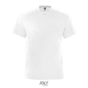 Ανδρικό T-shirt με λαιμόκοψη "V" Victory Λευκό 3XL - 11150 SOL'S