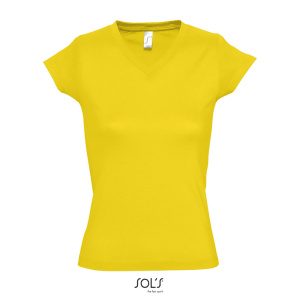 Γυναικείο T-shirt με λαιμόκοψη "V" Motion Λευκό 3XL - 03098 SOL'S