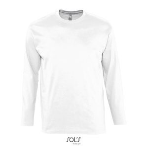 Ανδρικό μακρυμάνικο T-shirt Monarch Λευκό 4-5XL - 11420 SOL'S
