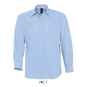 Ανδρικό μακρυμάνικο πουκάμισο oxford Boston - 16000 SOL'S